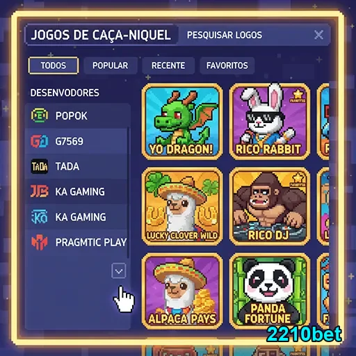 Ilustração de Descubra jogos online emocionantes na 2210bet