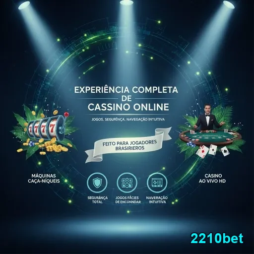 Ilustração de Acesse o mundo de jogos da 2210bet com facilidade total